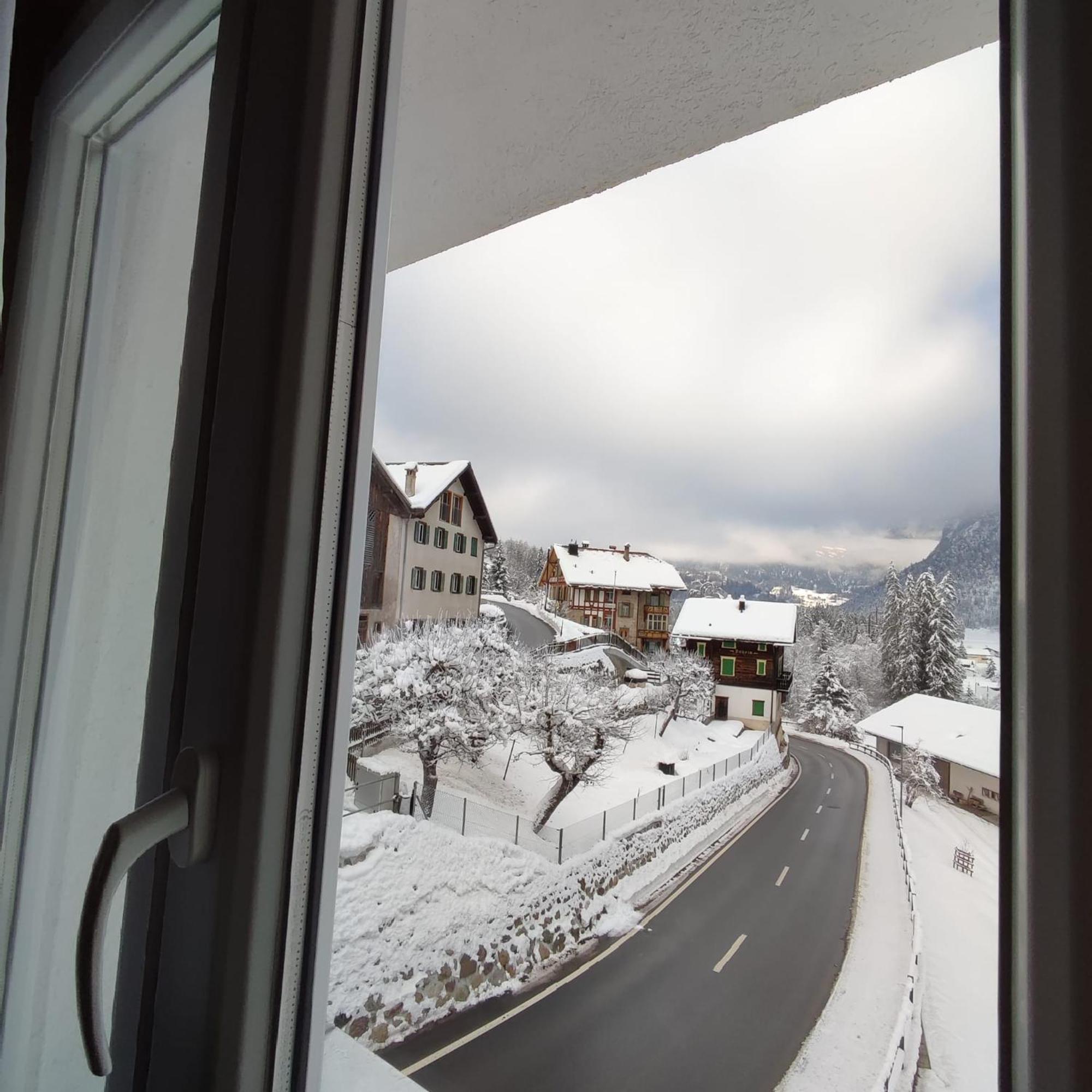 Haus Albula Daire Alvaneu Dış mekan fotoğraf